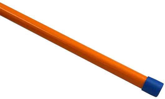 20 st. KEBAstolpen Rågångsstolpe Orange/Blå 1500 mm