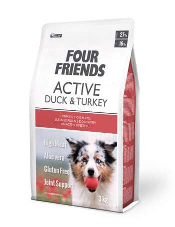 Active Duck & Turkey Hundfoder - 3 kg