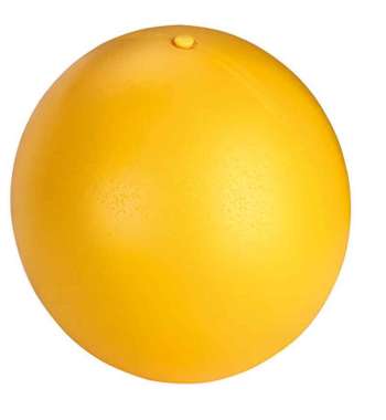 Antistressboll d: 30cm gul