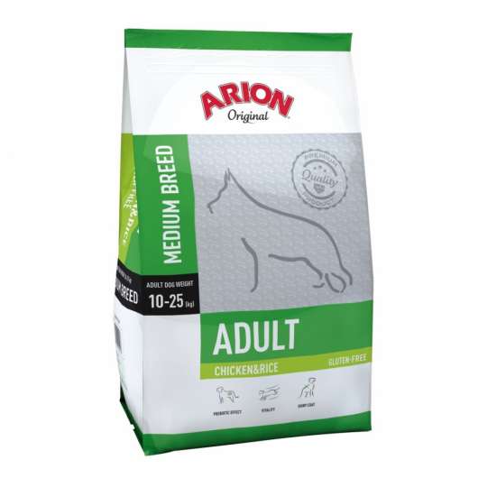 Arion Dog Adult Medium Breed Chicken & Rice (12 kg)