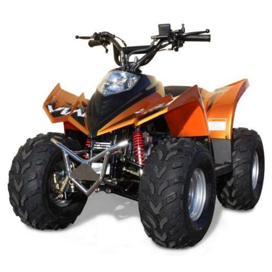 Atv Fyrhjuling 90cc Ten7 Orange-metallic 7" Hjul
