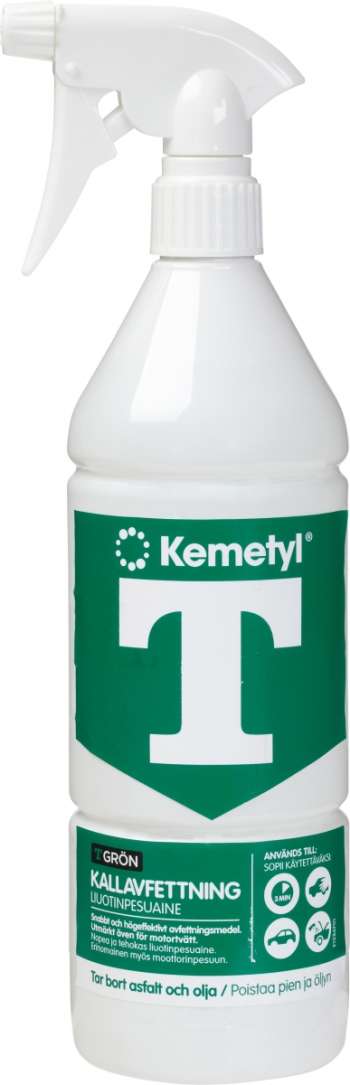 Avfettningsmedel Kemetyl T-Grön, 1 l
