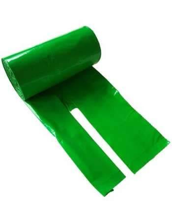 Bajspåsar med knythandtag 50 st - Grön