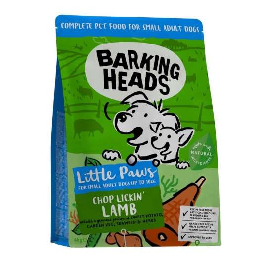 Barking Heads Small Breed Chop Lickin' Lamb (4 kg)