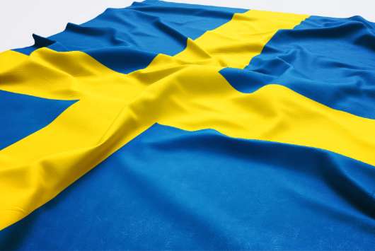 Båtflagga Svenska Formenta 60 Cm