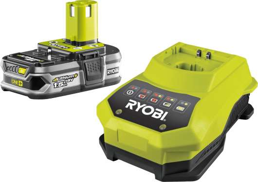 Batteri & Laddare One+ Ryobi RBC18L15 1,5 AH, 18 V
