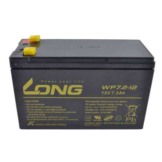 Batteri till S250, S500, PEL702S, Solargizer