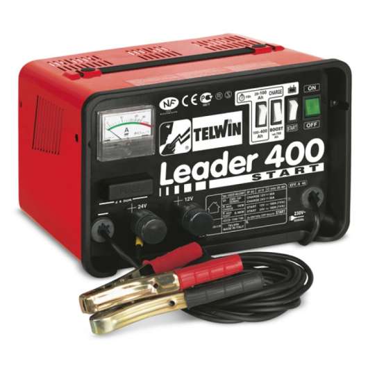 Batteriladdare Leader 400 12/24 V 230 V Telwin