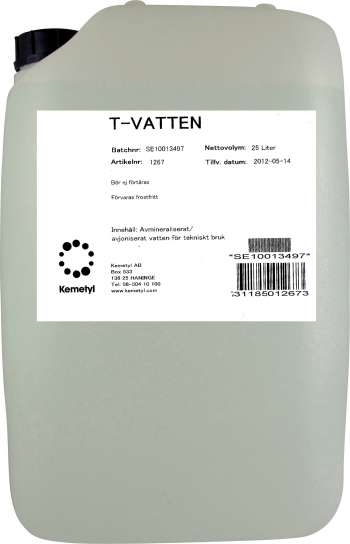 Batterivatten Kemetyl T-Vatten, 25 l