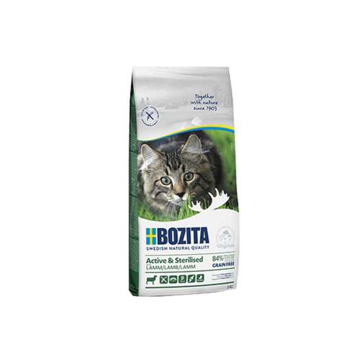 Bozita Active & Sterilised Grain free Lamb (2 kg)