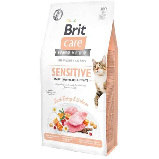 Brit Care Cat Grain Free Sensitive Healthy Digestion & Delicate Taste (2 kg)