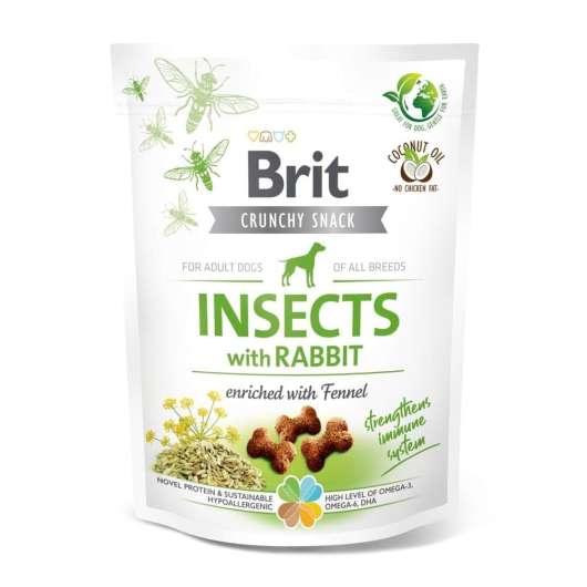 Brit Care Crunchy Snack Insects Rabbit 200 g (200 g)