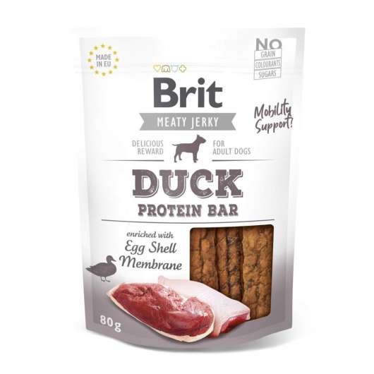 Brit Care Meaty Jerky Proteinbar Duck 80 g