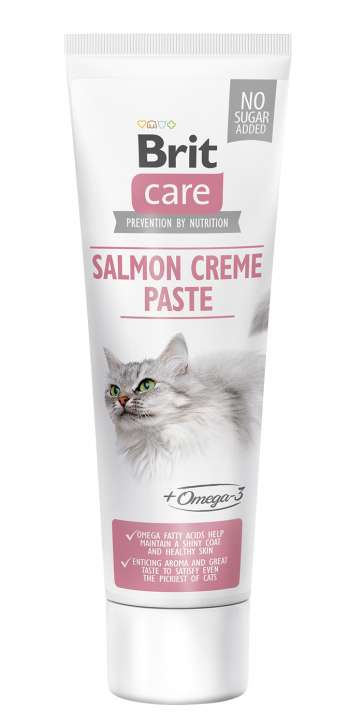 Brit Cat Paste Salmon creme med Omega3