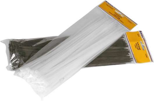 Buntband transparent, 20-pack 140 x 3,6 mm