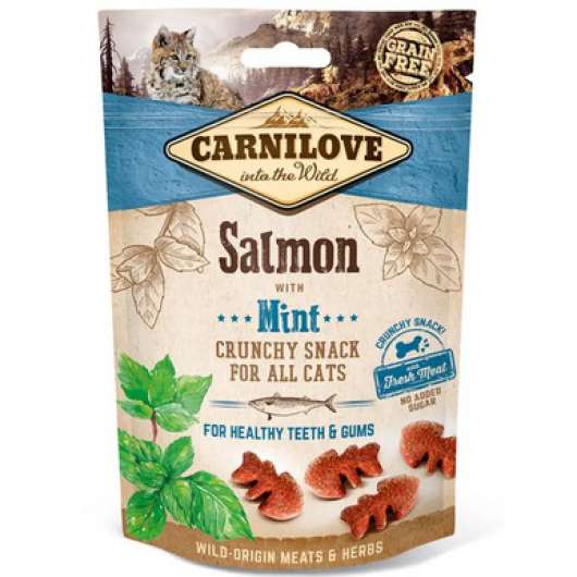 Cat Crunchy Snack Salmon & Mint - 50 g