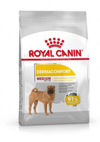 Dermacomfort Adult Medium Torrfoder för hund - 12 kg