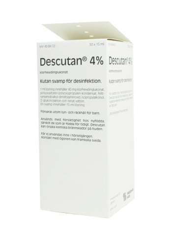 Descutan® Kutan Svamp,  4%. 50 x 15 ml - 50 x 15 ml