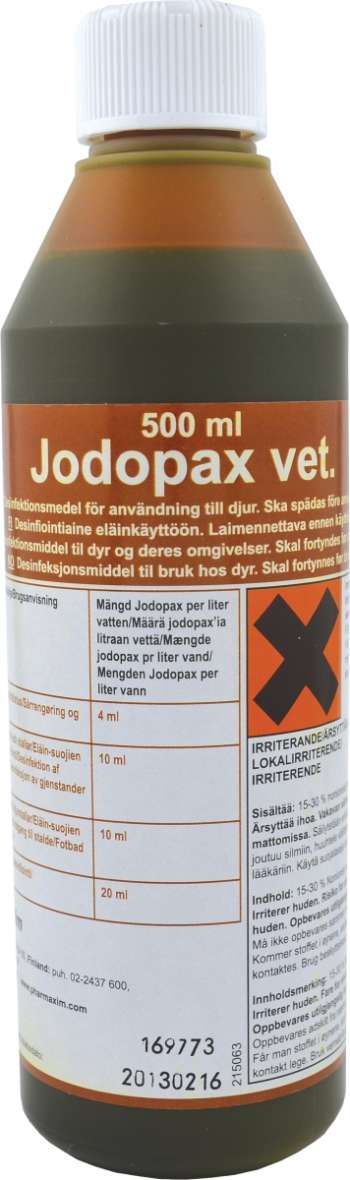 Desinfektion Jodopax Vet, 500 ml
