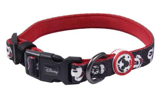 Disney® Mickey Mouse Premium Vadderat Hundhalsband - M/L