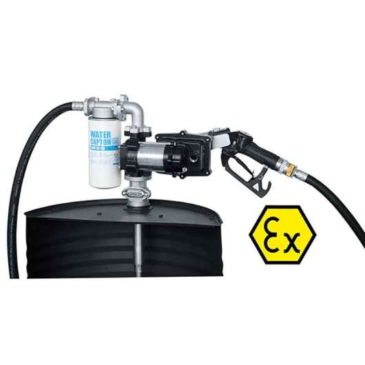 Drum EX50 12 V med automathandtag, filter & kabel