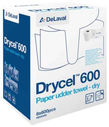 Drycel 1Pkt 8 st Rullar X 600Ark DeLaval
