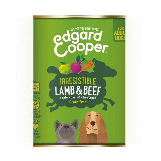 Edgard & Cooper Dog Lamm & Nötkött (400 g)