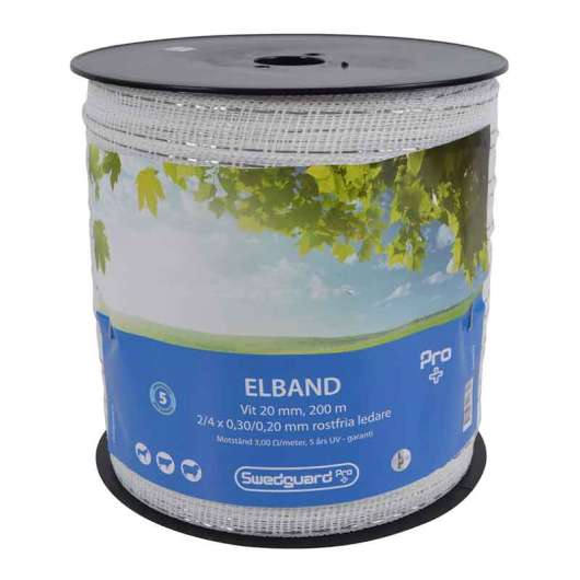 Elband Pro+ 20 mm vit 200 m 2x0,30/4x0,20