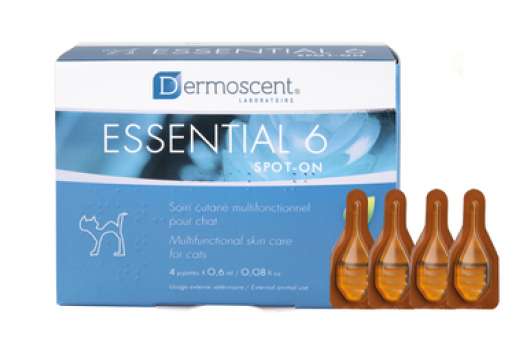 Essential 6® spot-on för katt - 1 förpackning 4 x 0,6 ml