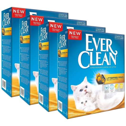 Ever Clean Litterfree Paws 4 x 10L