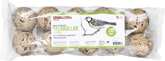 Fågelmat Granngården Talgbollar Original, 10-pack