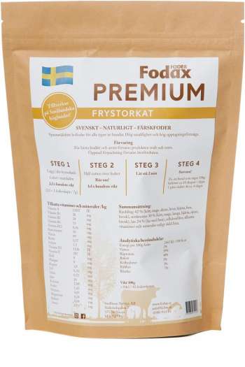 Fodax frystorkad premium 300g