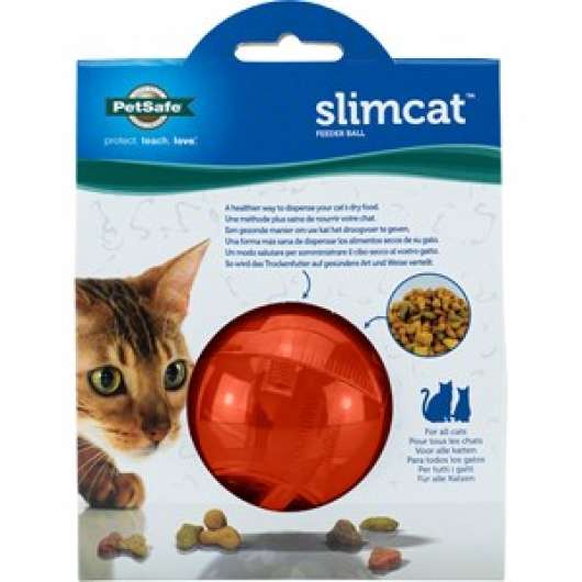 Foderboll PetSafe Katt Slimcat Orange