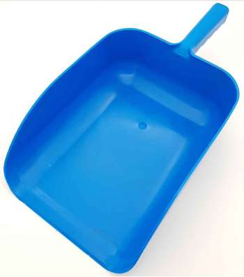 Foderskopa plast 3l blå
