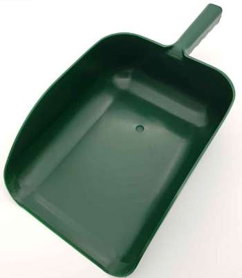 Foderskopa plast 3l grön