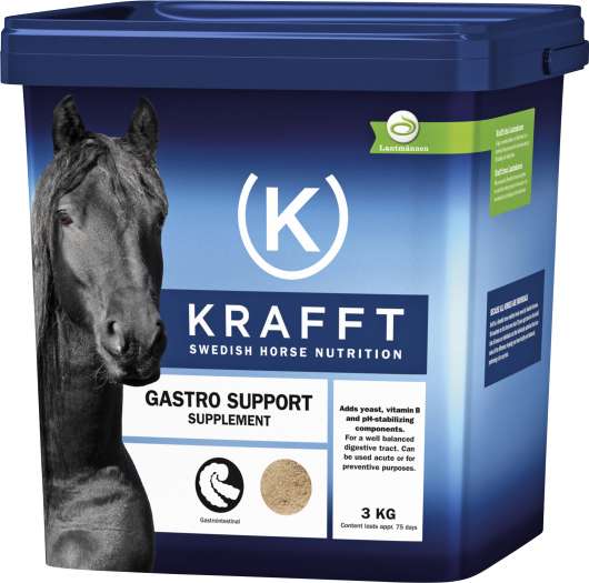 Fodertillskott Krafft Gastro Support, 3 kg