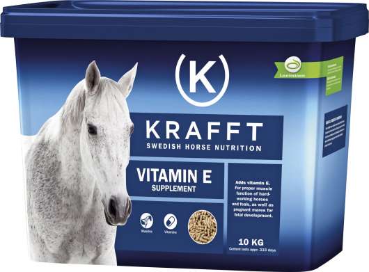 Fodertillskott Krafft Vitamin E, 10 kg