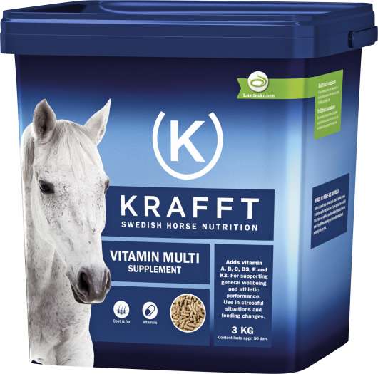 Fodertillskott Krafft Vitamin Multi, 3 kg