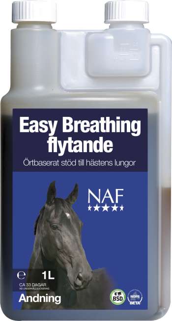 Fodertillskott NAF Easy Breathing, 1 l