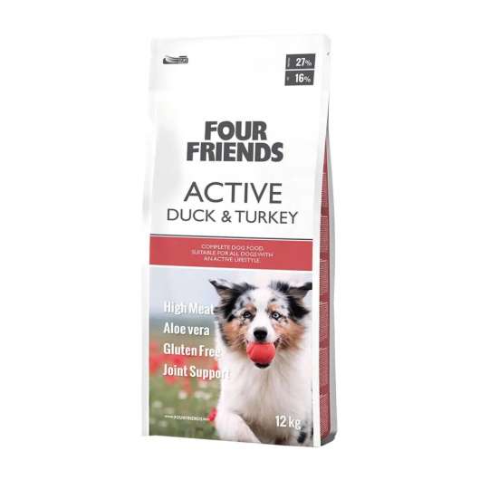 FourFriends Active Duck & Turkey (f.d. Sensi Dog High Calorie) (12 kg)