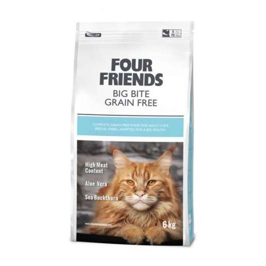 FourFriends Cat Big Bite Grain Free (6 kg)