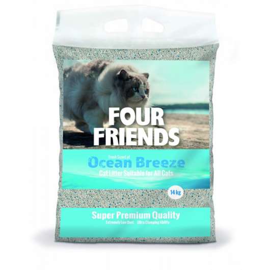 FourFriends Ocean Breeze Kattsand 14 kg