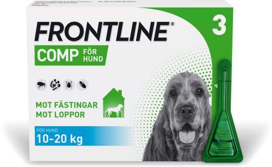Frontline Comp - Spot on Lösning för Hund M 134 mg/120,6 mg 3 x 1,34 ml - 3 x 1,34