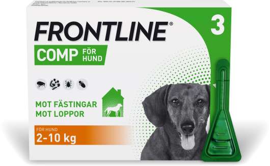 Frontline Comp - Spot on Lösning för Hund S 67 mg/60,3 mg 3 x 0,67 ml - 3 x 0,67