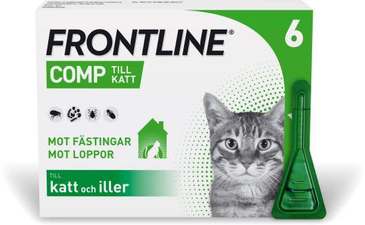 Frontline Comp - Spot on Lösning för Katt 50 mg/60 mg 6 x 0,5 ml - 6 x 0,5