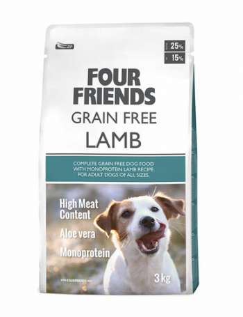 Grain Free Lamb Hundfoder - 3 kg