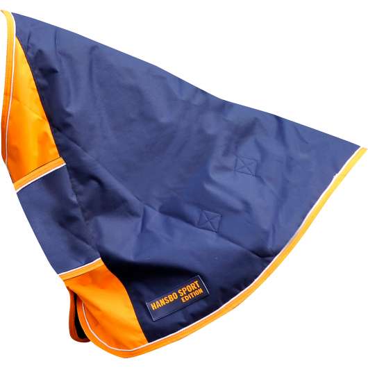 Halstäcke Hansbo Sport 100 g, Navy/orange