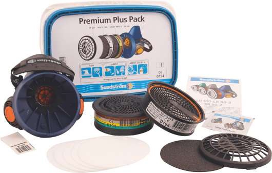 Halvmask Premium Plus Pack