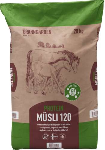 Hästfoder Granngården Protein Müsli 120 20kg