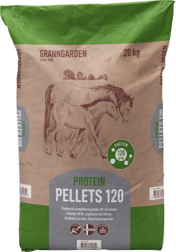 Hästfoder Granngården Protein Pellets 120, 20 kg